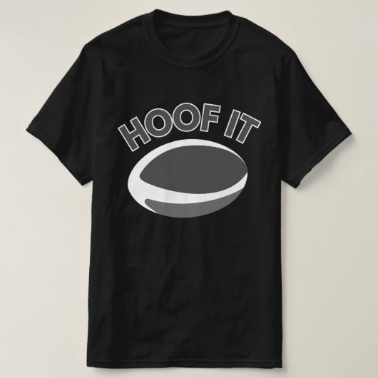 Hoof It - Rugby T-Shirt (Design vorne)