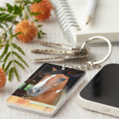 Hoof Prints auf unserem Hearts Pet Horse Memorial Schlüsselanhänger (Vorderseite rechts)