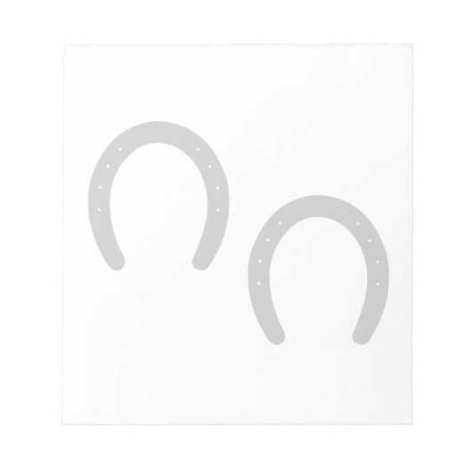 Hoof Prints Notizblock (Vorderseite)