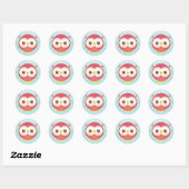 HooHoo Owl Stickers (Blatt)