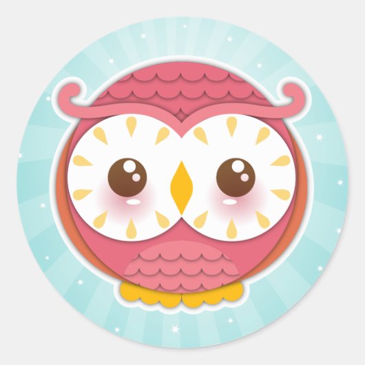 HooHoo Owl Stickers (Vorderseite)