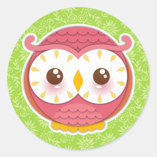 HooHoo Owl Stickers (Vorderseite)