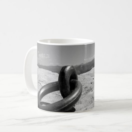 Hook am Himmel Kaffeetasse (Vorderseite Links)