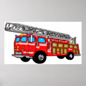 Hook and Ladder Fire Motor Poster (Vorne)