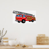 Hook and Ladder Fire Motor Poster (Küche)