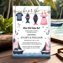 Hook Bait Fun Wood Fish Gender Reveal