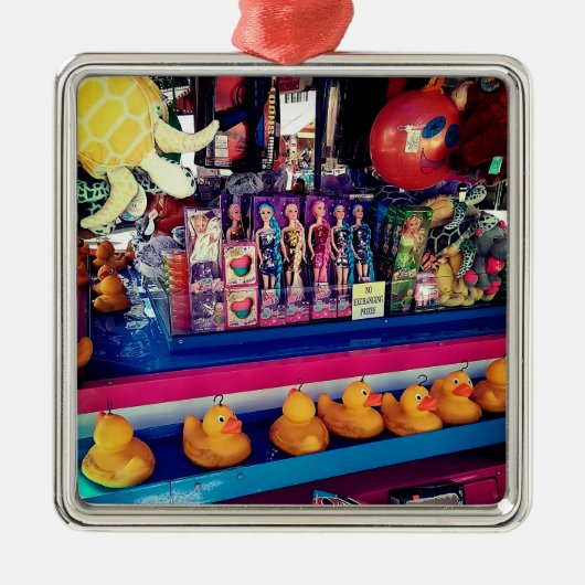 Hook eine Ente Ornament Aus Metall (Vorne)