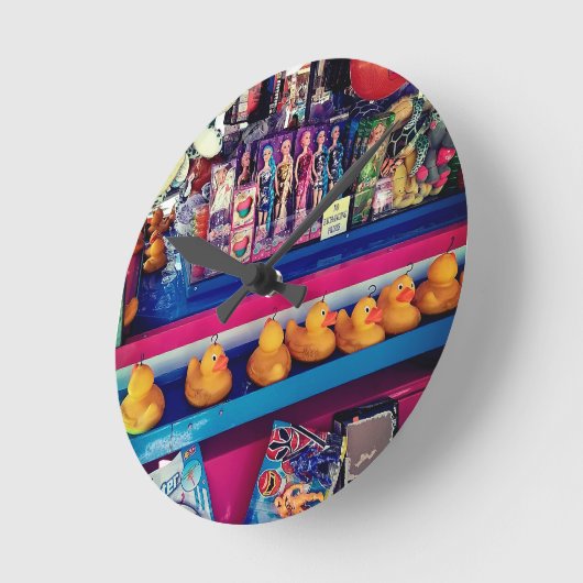 Hook eine Ente Runde Wanduhr (Winkel)