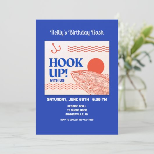 Hook Einladung (Stehend Vorderseite)