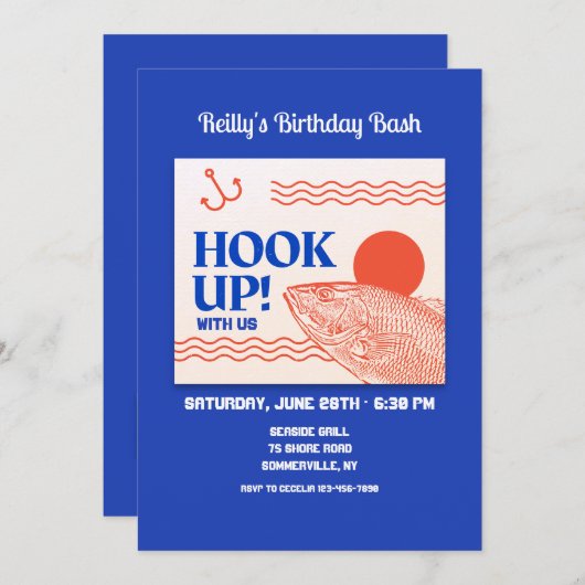 Hook Einladung (Vorne/Hinten)