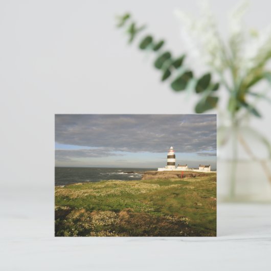 Hook Head Lighthouse Postkarte (Stehend Vorderseite)