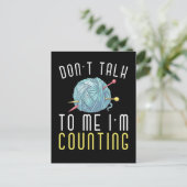 Hook Hobby Crafting Yarn Lover Postkarte (Stehend Vorderseite)