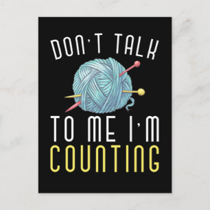 Hook Hobby Crafting Yarn Lover Postkarte