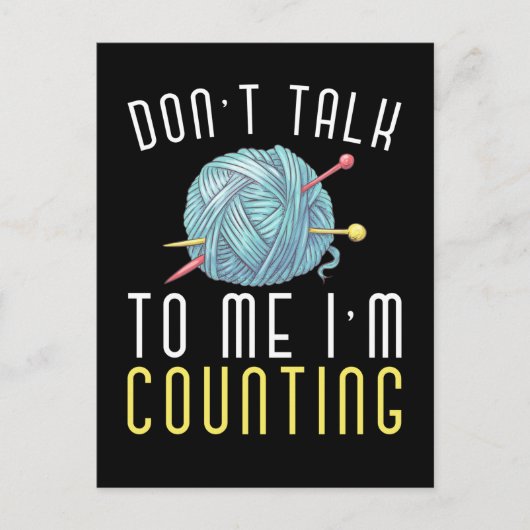 Hook Hobby Crafting Yarn Lover Postkarte (Vorderseite)