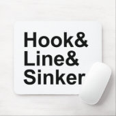 Hook Line Sinker | Fangbedingungen für Sauber Mousepad (Mit Mouse)