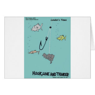 Hook Line & Thinker Funny Gaben T-Shirts & Karten