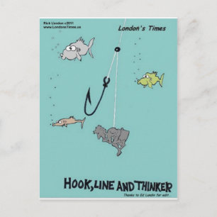 Hook Line & Thinker Funny Gaben T-Shirts & Karten