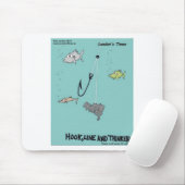 Hook Line & Thinker Funny Gaben T-Shirts & Karten Mousepad (Mit Mouse)
