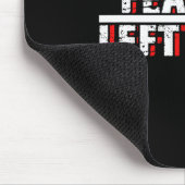 Hook Links Kickboxer Kampfsport MMA-Trainer Mousepad (Ecke)