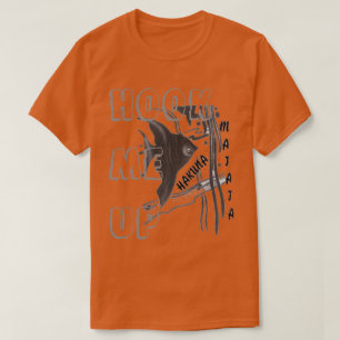 Hook Me Up Big Fish Relation Design Art T-Shirt