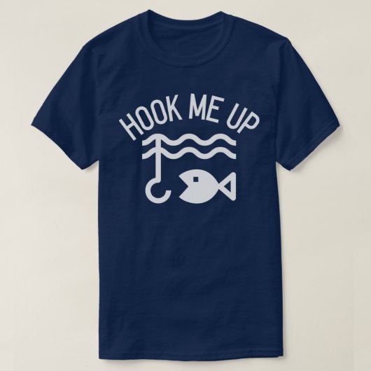 Hook mich auf T-Shirt (Design vorne)