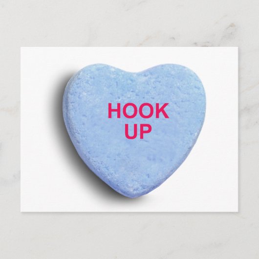 HOOK UP CANDY HERART POSTKARTE (Vorderseite)