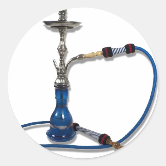 Hookah082510 Runder Aufkleber (Vorderseite)