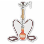 Hookah Aufkleber (Vorderseite)