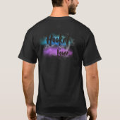Hookah Lover bester Entwurf T-Shirt (Rückseite)