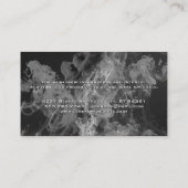 Hookah Neon Sign | Ziegelmauer und Rauch Visitenkarte (Rückseite)