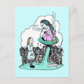 Hookah Rauchen Raupe Postkarte (Vorderseite)