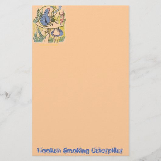 Hookah-rauchende Raupe Briefpapier (Vorderseite)