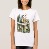 Hookah-Raupe aus der Alice im Wunderland T-Shirt (Vorderseite)
