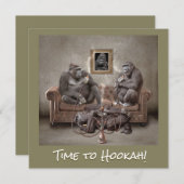 Hookah Time Schöne Primate Save The Date (Vorne/Hinten)