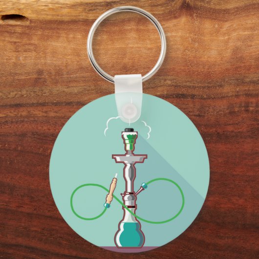 Hookah vector art schlüsselanhänger (Vorderseite)
