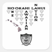 Ho'okahi Lahui Aufkleber (Vorderseite)