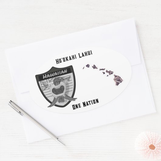 Ho'okahi Lahui Aufkleber (Umschlag)