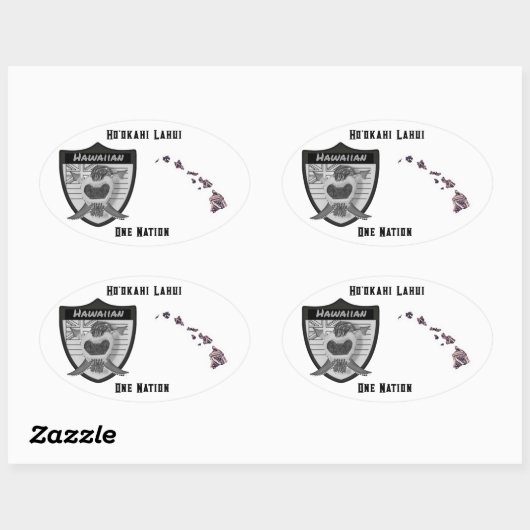 Ho'okahi Lahui Aufkleber (Blatt)