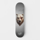 Hooked - Apex Series - Skateboard "Grizzly Grin" (Vorderseite)