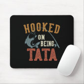 Hooked auf dem Vatertagsfischen Mousepad (Mit Mouse)
