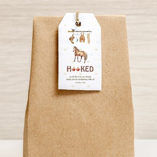 Hooked auf der ganzen Liebe Fischen Derby Baby Dus Geschenkanhänger