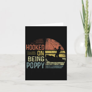 Hooked, Mohnangeln zu sein, das Mohnvater Karte
