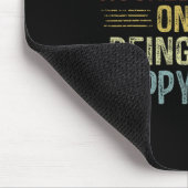 Hooked, Mohnangeln zu sein, das Mohnvater Mousepad (Ecke)