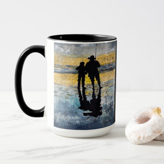 Hooked on a Moment © – Fine Art Tasse (Mit Donut)