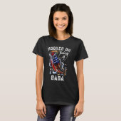 Hooked on being a Baba 4. Juli Fishing Opa T-Shirt (Vorne ganz)