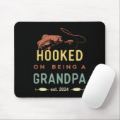 Hooked on being a Oppo Est 2024 First Time Gran Mousepad (Mit Mouse)