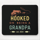 Hooked on being a Oppo Est 2024 First Time Gran Mousepad (Vorne)