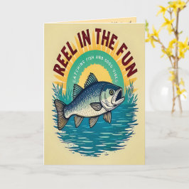 Hooked on Birthday Fun Karte