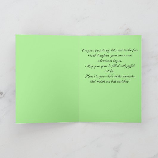 Hooked on Celebrating Karte (Innenseite)