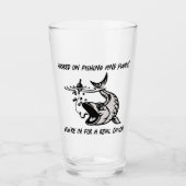 Hooked on Fishing and Puns? - Fischbier Glas (Vorderseite)